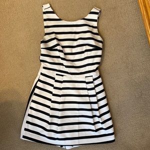 Zara striped romper size small